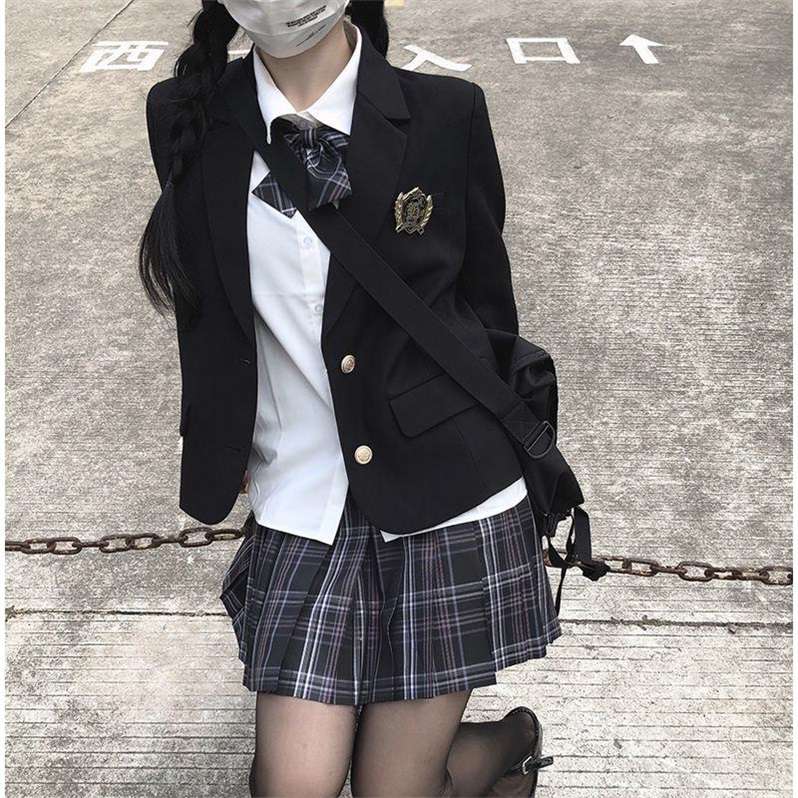 陇海西服 学院风jk外套西装日制校供感西服制服女 - 图0