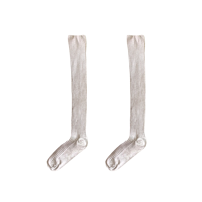 purple guys竖条纹过膝靴子袜女秋冬纯色显瘦白色高筒堆堆长筒袜,淘宝优惠券,粉丝福利购,淘宝优惠卷