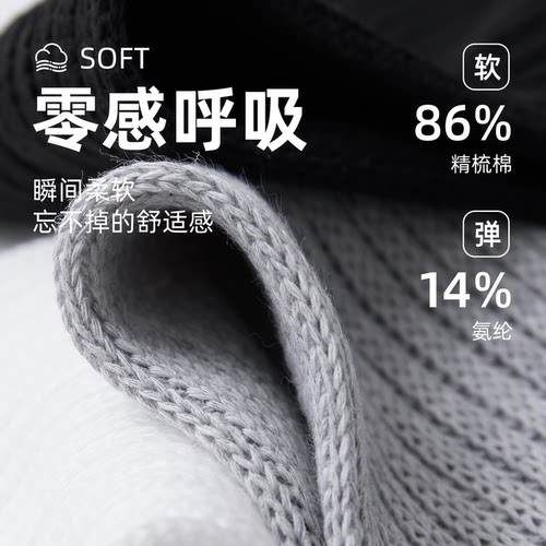 purpleguys灰色中筒袜子女春夏薄款纯棉网眼透气jk拼接小腿堆堆袜 - 图2