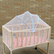 Crib mosquito net full hood type universal belt bracket clamping bed type children baby cradle small bed mosquito net hood anti-mosquito cover