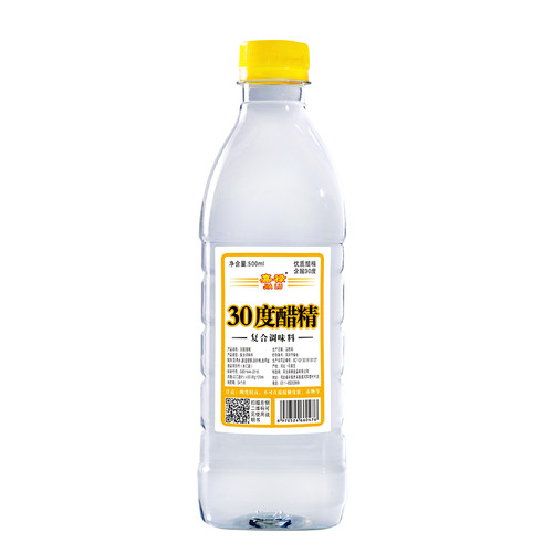30度醋精500ml/1瓶高浓度泡脚用途多样洗脸泡脚 食用多用途白醋精 - 图3