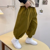 Зимние детские штаны для мальчиков для отдыха, коллекция 2023, свободный крой, в западном стиле