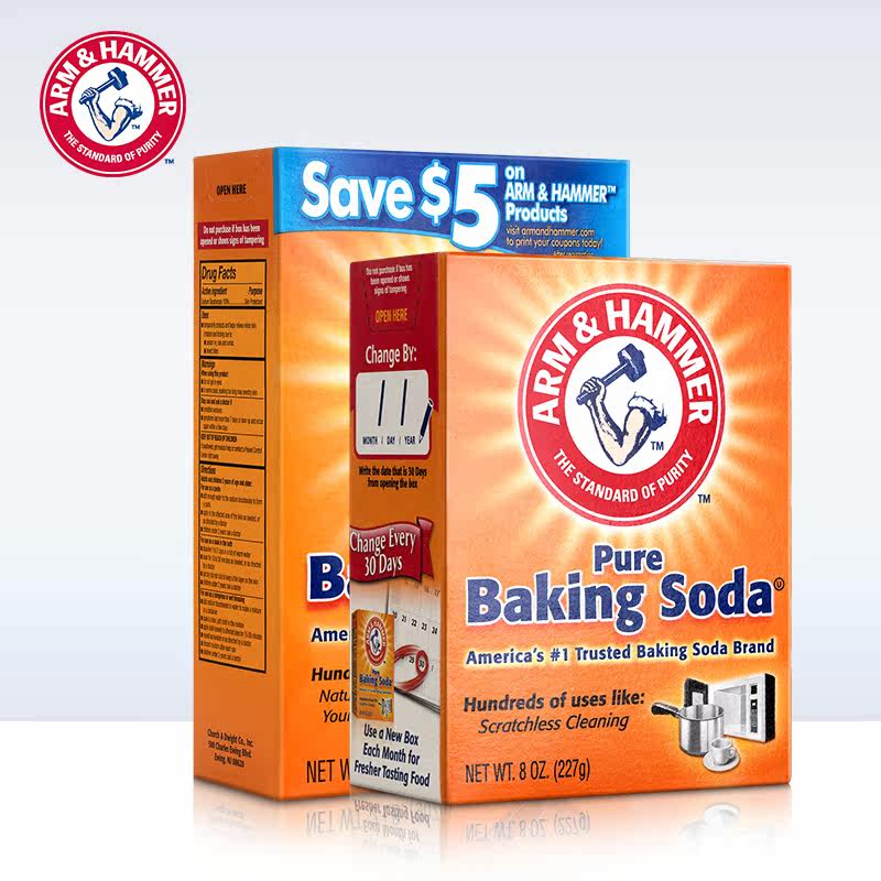 美国艾禾美原装进口组合装小苏打 艾禾美多用途清洁剂