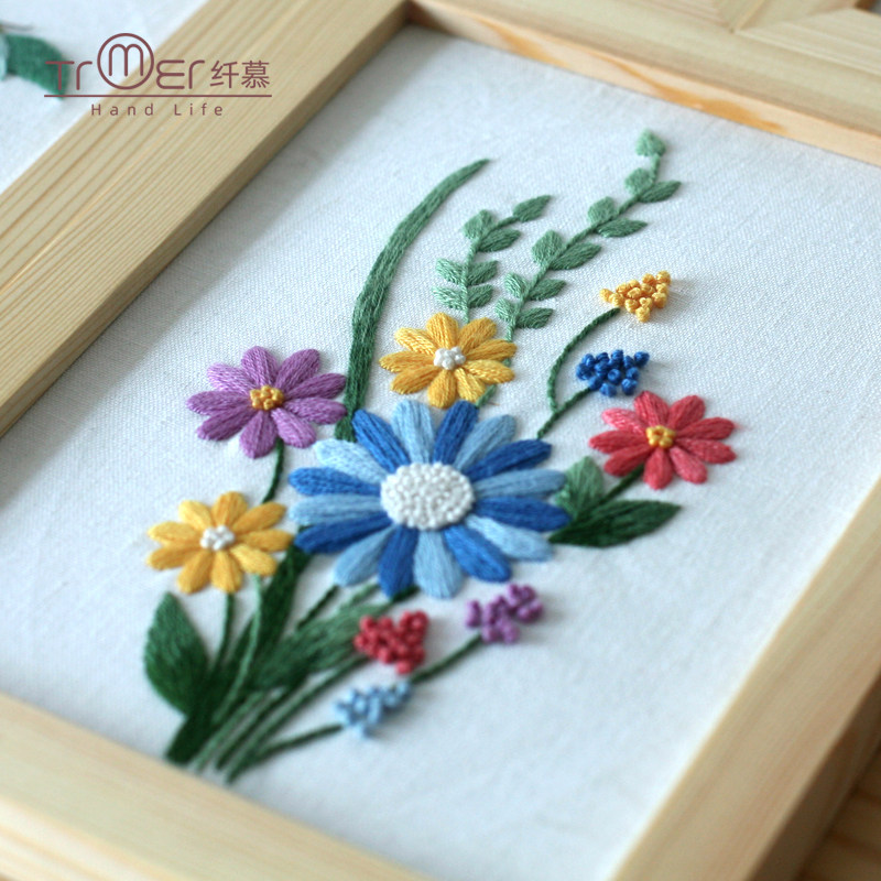 手工刺绣diy材料包初学者自绣立体绣花苏绣布艺制作礼物送男朋友,淘宝优惠券,粉丝福利购,淘宝优惠卷