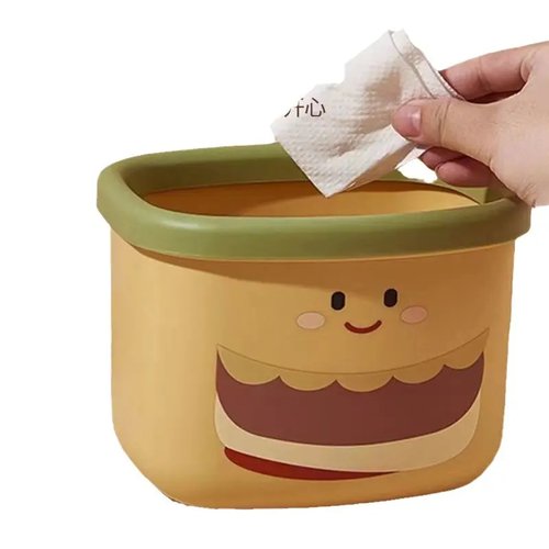 桌面垃圾桶家用2025新款卧室迷你小号学生宿舍书桌上大容量纸篓筒 - 图3