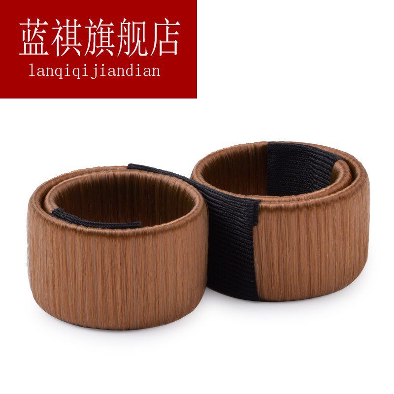 .速成法式卷发宝盘发丸子头花苞头 兽志发饰