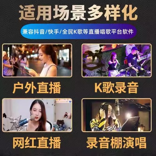声佰乐B6 PRO手机专业声卡直播设备全套电脑专用主播录音唱歌k歌 - 图3
