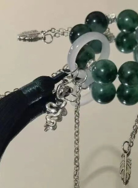 哈利波特蛇院印象流苏手链