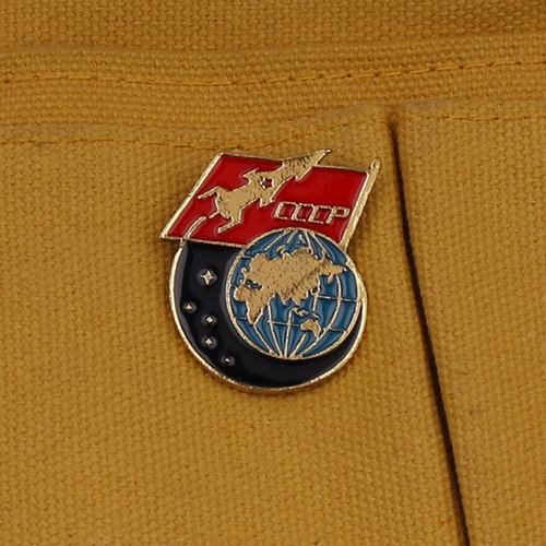 前苏联共产主义徽章复古锤子镰刀五角星胸针勋章个性衣服男配饰品 - 图2