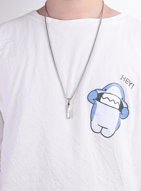 王一博同款炫彩螺旋蹦迪卫衣项链