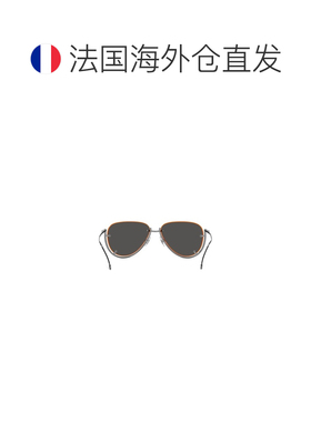 自营欧洲直邮Diesel迪赛 女士黑色/橙色金属飞行员太阳镜