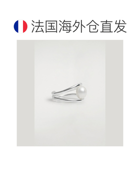 自营欧洲直邮COS 女士浮动珍珠装饰戒指镶嵌独特叠戴配饰