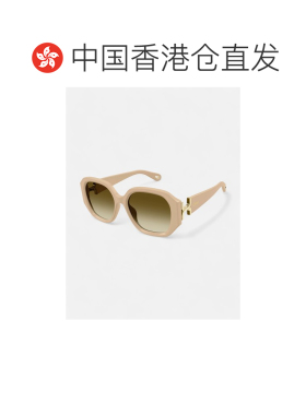 香港直邮CHLOÉ 女士太阳镜 CH0236S004004 SS2024 米白色 CHLOÉ g