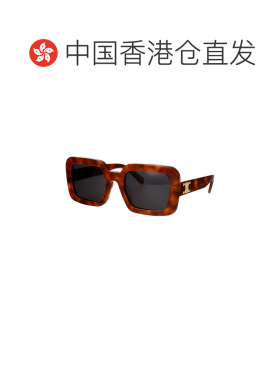 1h可退 香港直邮CELINE 女士太阳镜 CL40304U53A AW2025 棕色 徽