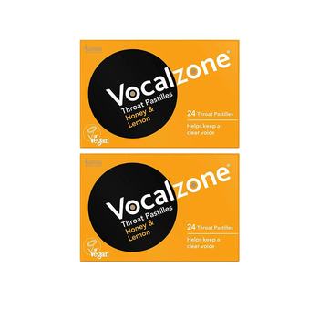 Vocalzone ຂອງອັງກິດ Zhou Shen ແນະນໍາ lozenges ນາວດຽວກັນສໍາລັບຄໍແຫ້ງແລະເຈັບຄໍ.