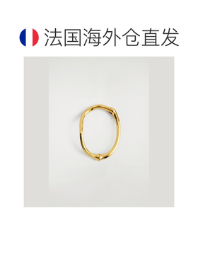 自营欧洲直邮COS 女士金色黄铜雕塑感手镯