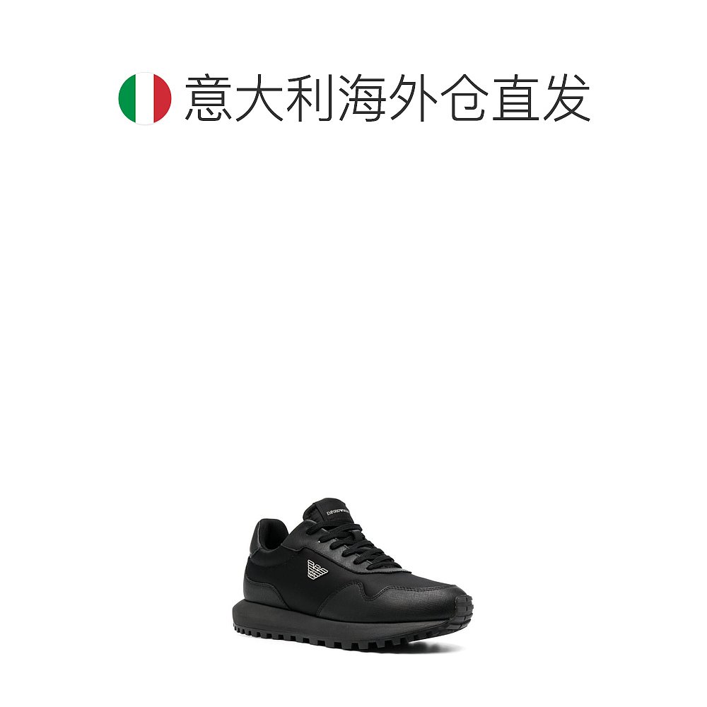 欧洲直邮EMPORIO ARMANI 男士运动鞋X4X630XN877K001阿玛尼牛皮 - 图1