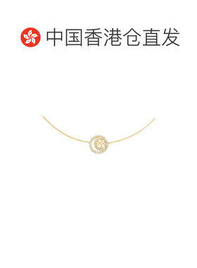 香港直邮TORY BURCH 女士项链 157225783 SS2025 黄色 徽标项链