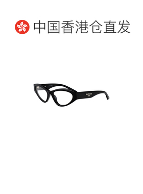 1h可退 香港直邮BALENCIAGA 女士眼镜 BB0391O001 SS2026 黑色 全