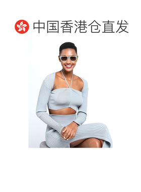 1h可退 香港直邮Jacquemus 女士 太阳眼镜 blue蓝色 舒适时尚