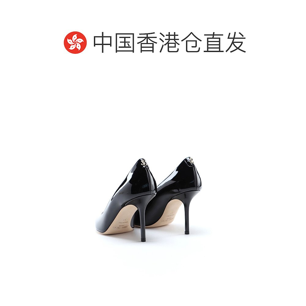 香港直邮Jimmy Choo LOVE85浅口高跟鞋 LOVE85PWJBLACK-图1