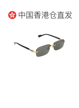 1h可退 Gucci 古驰 男士 徽标太阳镜 GG1221S metal金属配饰