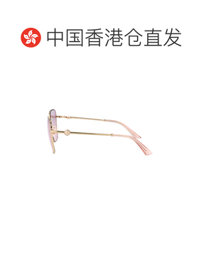 1h可退 香港直邮Jimmy Choo 周仰杰 女士 淡金色金属太阳眼镜 0JC