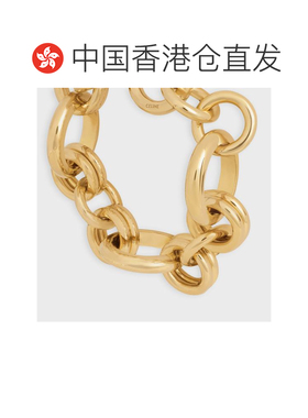 香港直邮CELINE 26SS HERITAGE CHUNKY金色饰面粗手链 Women