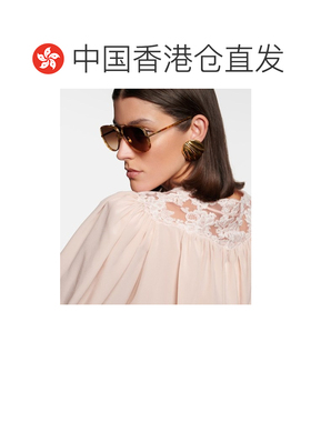 香港直邮Chloe 蔻依 女士 Tubolar 飞行员太阳眼镜