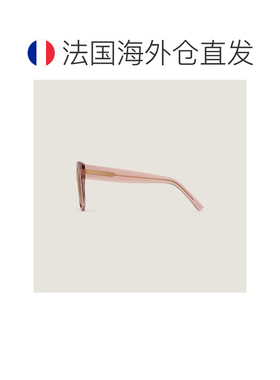 自营欧洲直邮Givenchy纪梵希 City女士浅粉色醋酸纤维矩形太阳镜