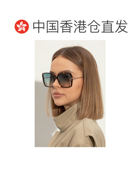 1h可退 香港直邮TOM FORD 女士太阳镜 FT103905952P CO 棕色 Sung