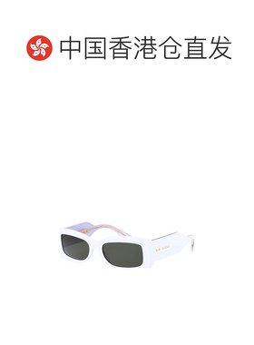 香港直邮Gucci 古驰 女士 几何框太阳镜 GG1528S white白色 舒适