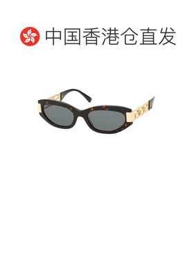 香港直邮VERSACE 女士眼镜 VE4501552887 SS2026 灰色 全框太阳镜