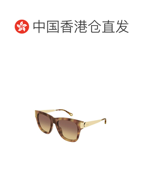 1h可退 香港直邮CHLOÉ 女士眼镜 CH0349S002 CO 棕色 全框太阳镜