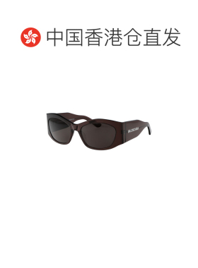 1h可退 香港直邮BALENCIAGA 女士眼镜 BB0329S004 SS2025 黑色 几