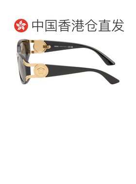 香港直邮versace 范思哲 女士 黑色 Medusa 太阳镜 0VE4503UGB187