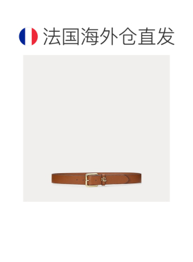 欧洲直邮自营RalphLauren拉夫劳伦 Lauren带徽标环皮带腰带情人节