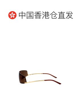 1h可退 香港直邮Gucci 古驰 男士 半边框太阳镜 GG1561S metal金
