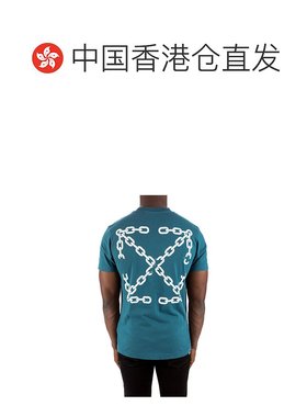 香港直邮Off-White 男士 徽标短袖T恤 OMAA027F22JER011圆领