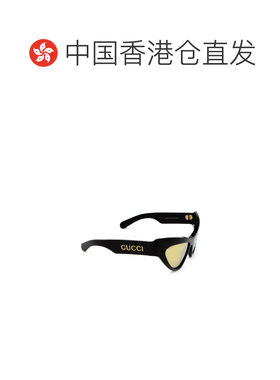 1h可退 香港直邮GUCCI 女士眼镜 GG1294S002 SS2025 黄色 GG1294S
