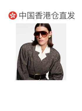 香港直邮Chloe 蔻依 女士 Aly 飞行员太阳眼镜 brown棕色 舒适时