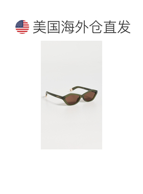 美国直邮Jacquemus 女士 Bambino 太阳眼镜 green绿色 舒适时尚