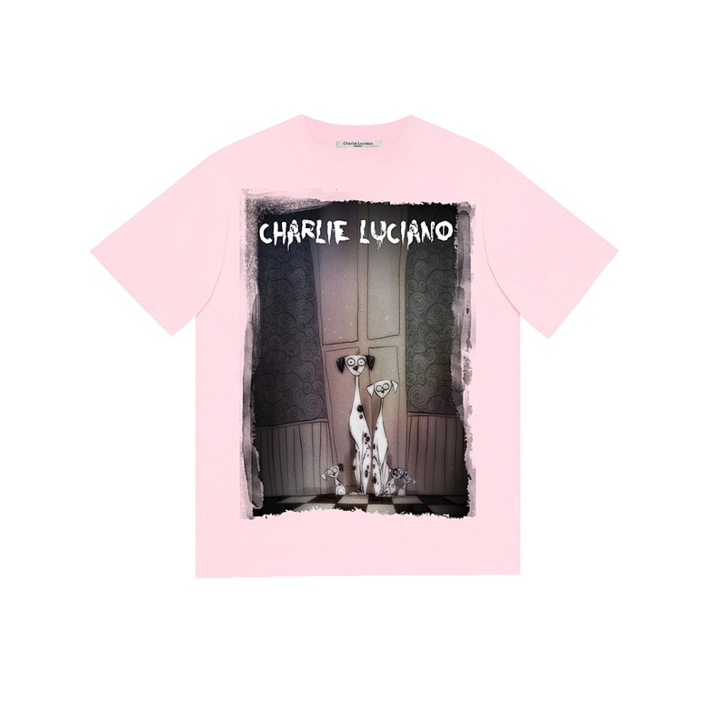 香港直邮CHARLIE LUCIANO 粉红色男士T恤 308529T199733PINK - 图0