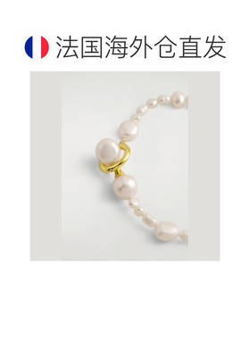 自营欧洲直邮COS 女士白色不规则养殖珍珠手链