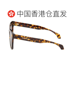 1h可退 香港直邮versace 范思哲 女士 棕色 Medusa Wide 太阳镜 0