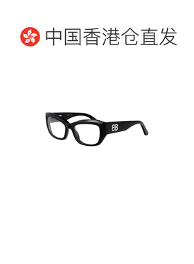 1h可退 香港直邮BALENCIAGA 女士眼镜 BB0399O001 SS2026 黑色 Gl