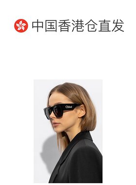 香港直邮Chloe 蔻依 女士 徽标太阳镜 CH0233S black黑色 舒适时