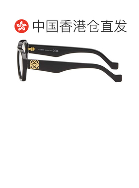 1h可退 香港直邮LOEWE 罗意威 女士 黑色 Anagram 眼镜 LW50113I5