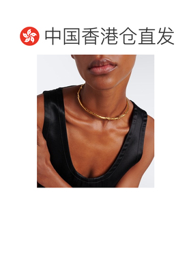 香港直邮Saint Laurent 圣罗兰 女士 Cassandre 深紫色项链