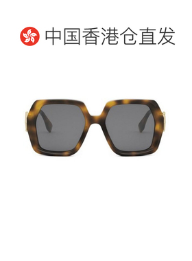 香港直邮FENDI 女士眼镜 FE40139I53A AW2025 灰色 方形太阳镜